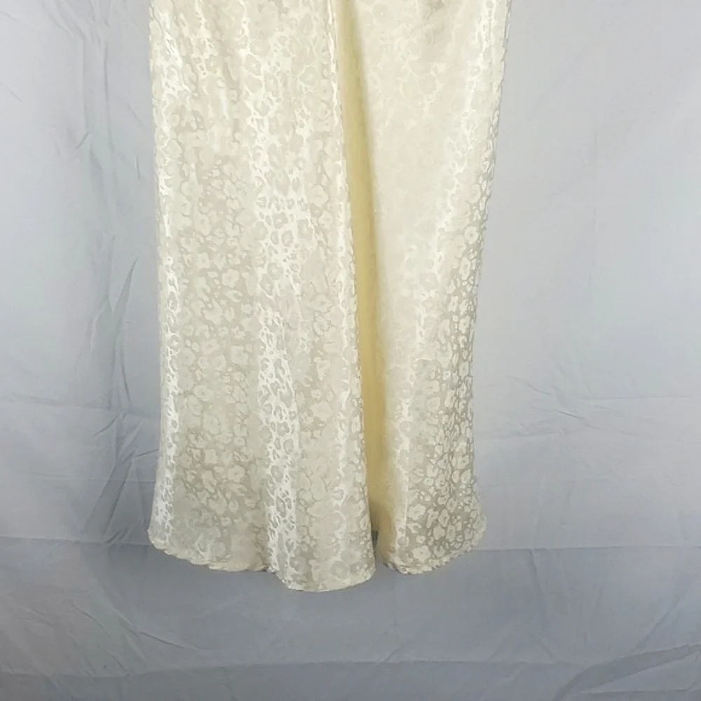 Vintage Erika Taylor Cream Satin Slip Dress - Picture 7 of 7